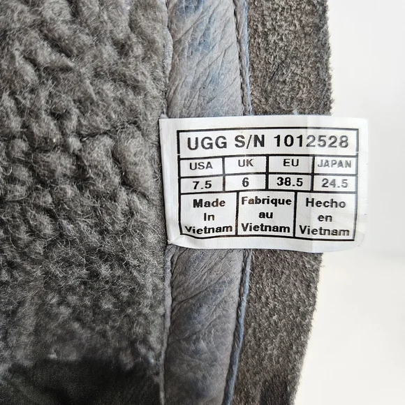UGG Joely Wedge Side Zip Waterproof Women's Gray Wedge Boots 7.5 - Picture 11 of 16